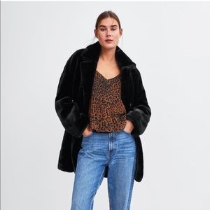 Zara Mixed Leopard Print Camisole Double Tank Top